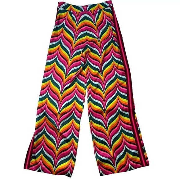 New TRINA TURK Spring Street Wide Leg Pants Cruise Wear Size 2 - Picture 7 of 7